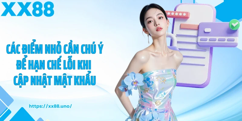 Các điểm nhỏ cần chú ý để hạn chế lỗi khi cập nhật mật khẩu
