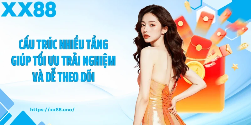 Cấu trúc nhiều tầng giúp tối ưu trải nghiệm và dễ theo dõi