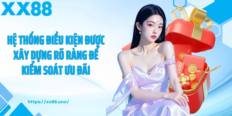 Hệ thống điều kiện được xây dựng rõ ràng để kiểm soát ưu đãi