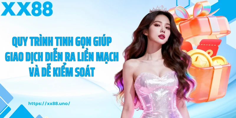 Quy trình tinh gọn giúp giao dịch diễn ra liền mạch và dễ kiểm soát