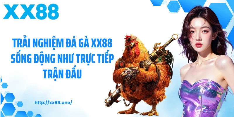 Trải nghiệm đá gà XX88 sống động như trực tiếp trận đấu
